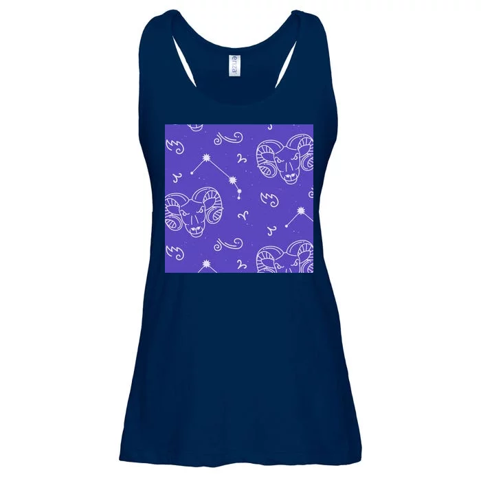 Aries Zodiac Astrology Ladies Essential Flowy Tank