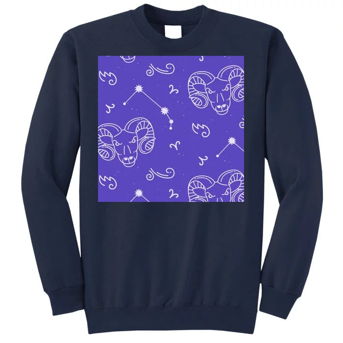 Aries Zodiac Astrology Tall Sweatshirt