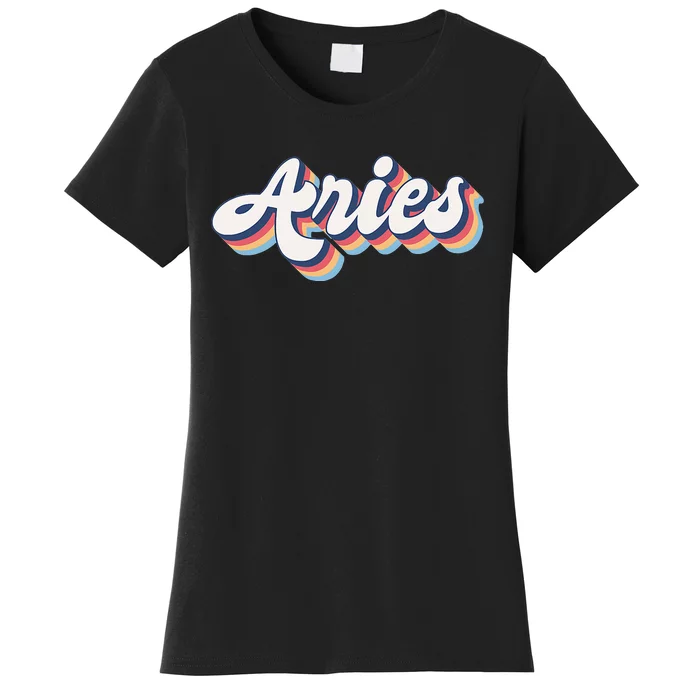 Aries Zodiac Astrology March April Birthday Women's T-Shirt