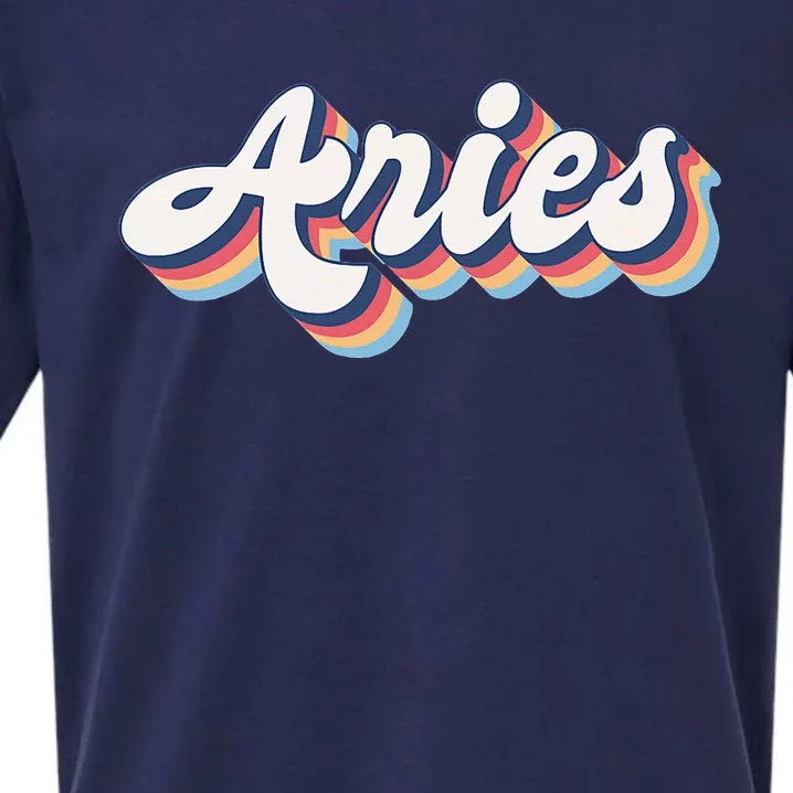 Aries Zodiac Astrology March April Birthday Sueded Cloud Jersey T-Shirt