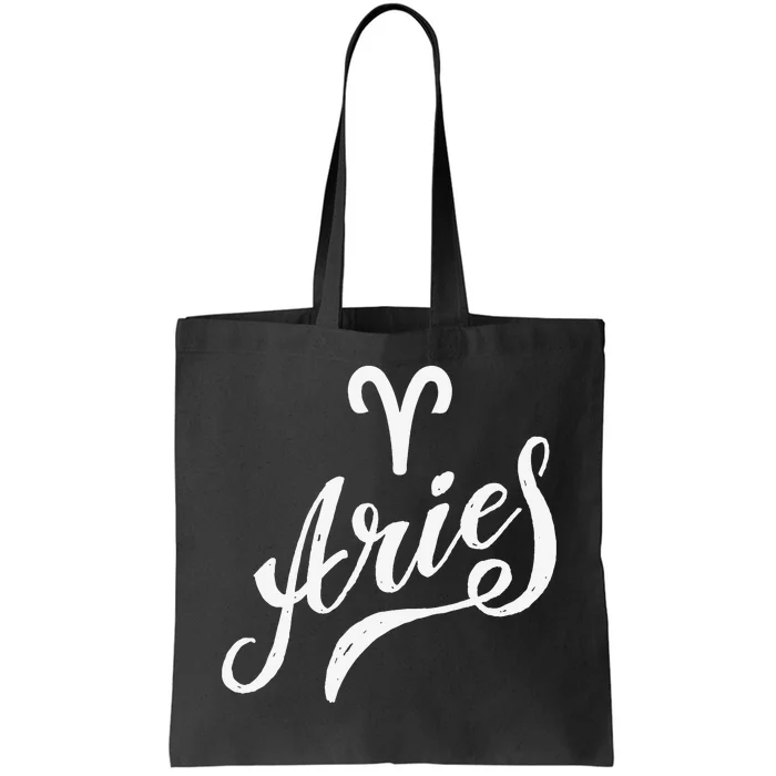 Aries Zodiac Tote Bag