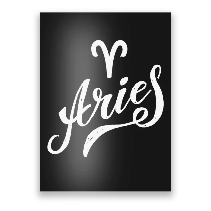 Aries Zodiac Poster