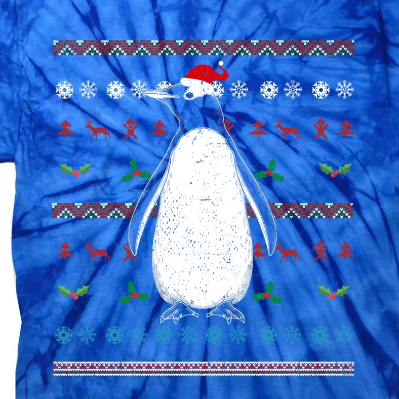 Antarctica Zoo Animal Merry Xmas Ugly Christmas Penguin Great Gift Tie-Dye T-Shirt