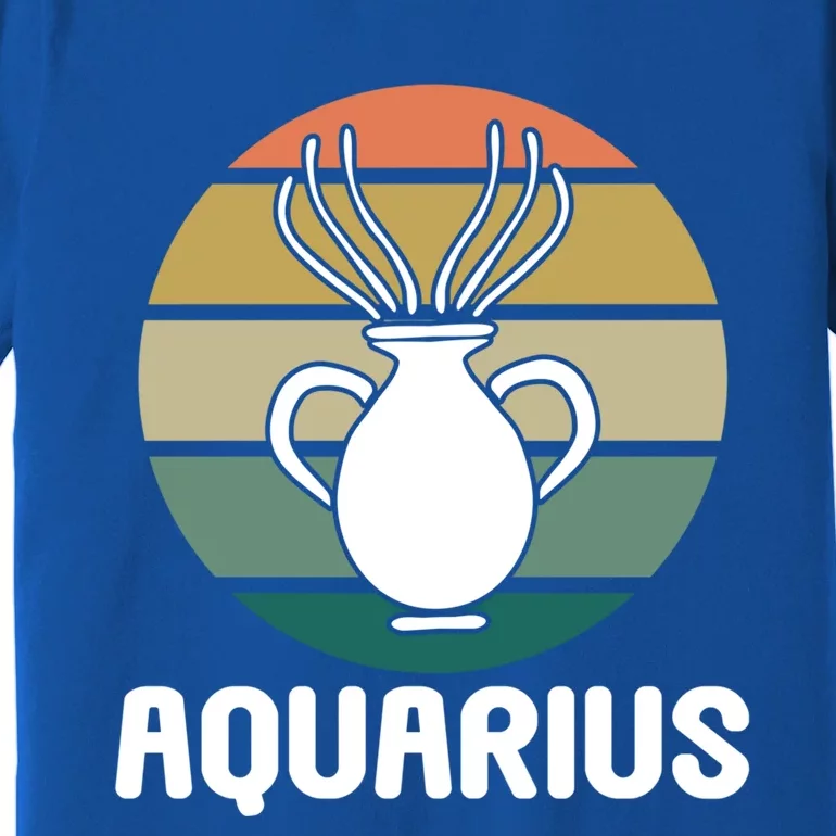 Aquarius Zodiac Astrology Funny Gift Premium T-Shirt