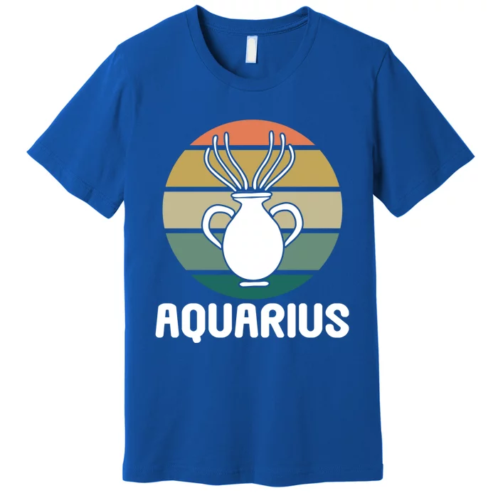 Aquarius Zodiac Astrology Funny Gift Premium T-Shirt