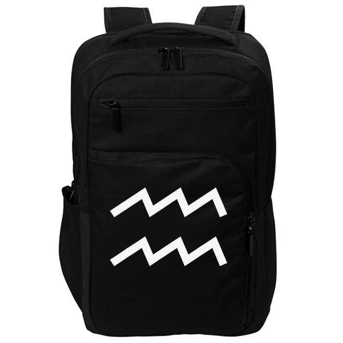 Aquarius zodiac Impact Tech Backpack