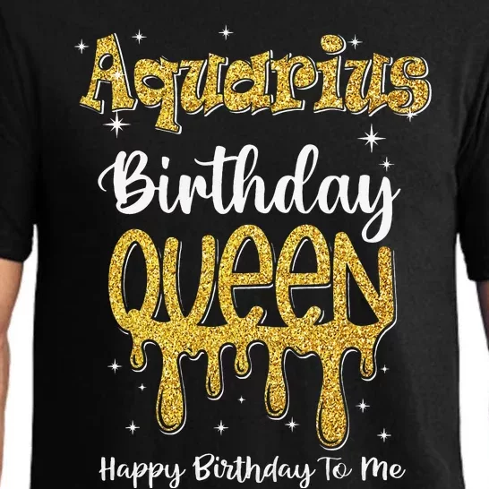 Aquarius Zodiac Birthday Queen For Wo January Pajama Set