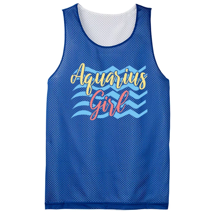 Astrology Zodiac Birthday Aquarius Meaningful Gift Mesh Reversible Basketball Jersey Tank