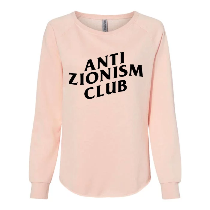 Anti Zionism Club Womens California Wash Sweatshirt