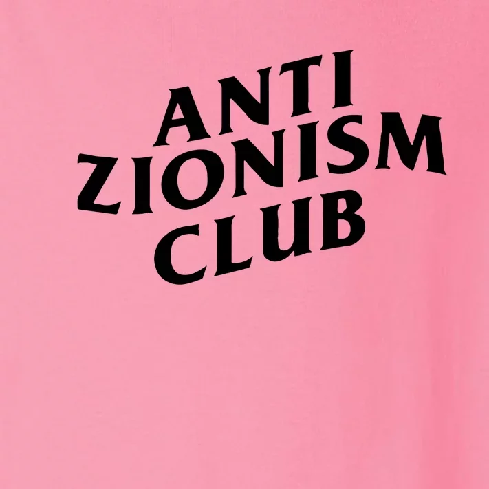 Anti Zionism Club Toddler Long Sleeve Shirt