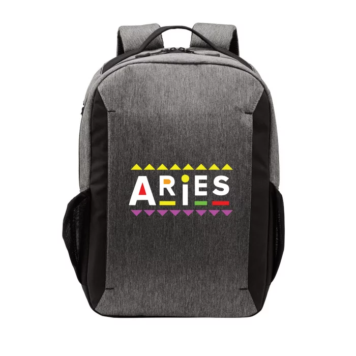 Aries Zodiac Design 90s Style Vector Backpack