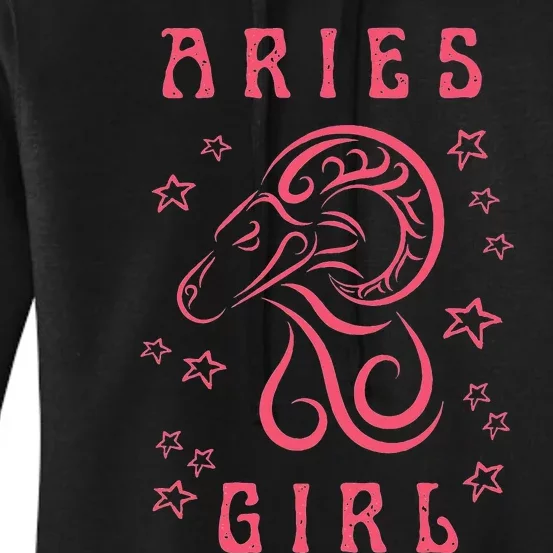 Aries  Zodiac Horoscope Astrology Gift Women's Pullover Hoodie