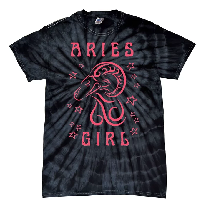 Aries  Zodiac Horoscope Astrology Gift Tie-Dye T-Shirt