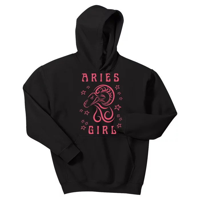 Aries Zodiac Horoscope Astrology Gift Kids Hoodie