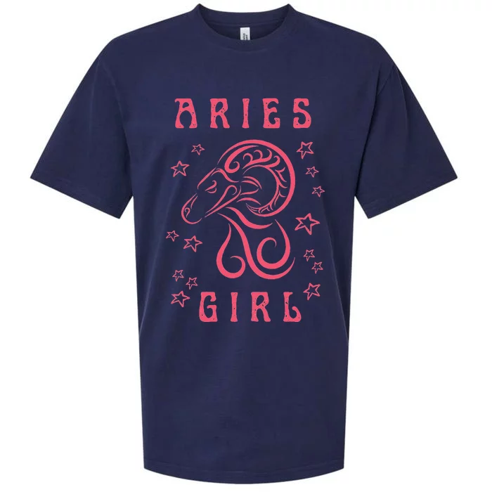 Aries Zodiac Horoscope Astrology Gift Sueded Cloud Jersey T-Shirt