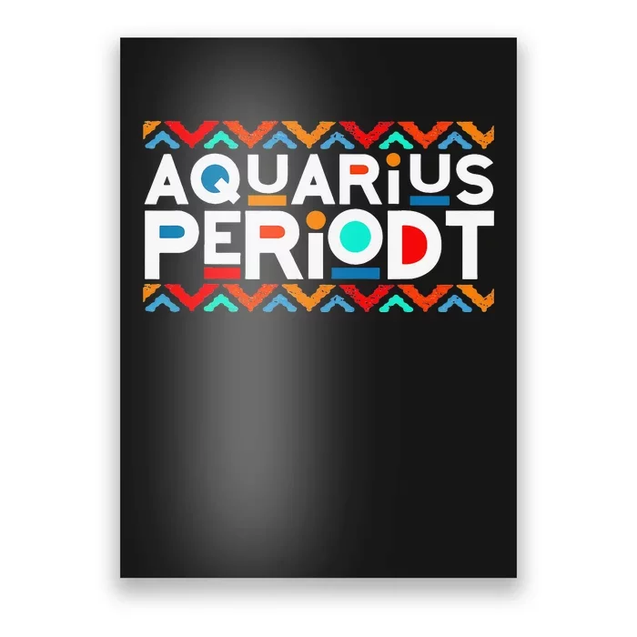 Aquarius Zodiac January 20 February 18 Birthday Poster