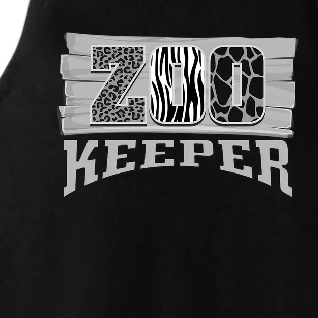 Animal Zookeeper Lover Easy Halloween Gift Ladies Tri-Blend Wicking Tank