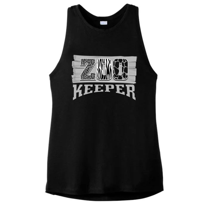 Animal Zookeeper Lover Easy Halloween Gift Ladies Tri-Blend Wicking Tank