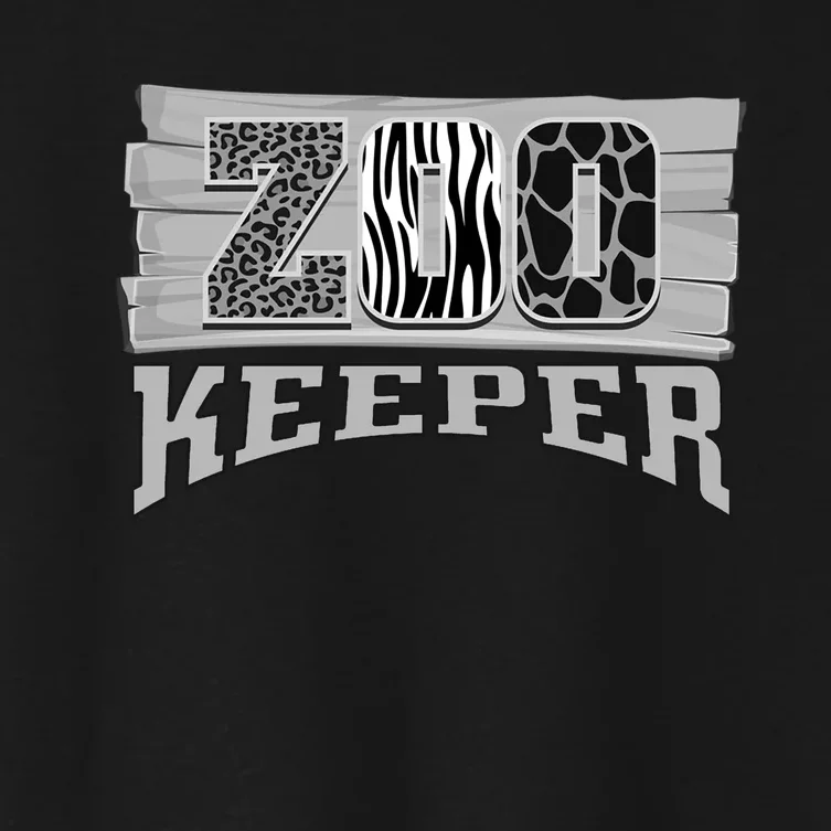 Animal Zookeeper Lover Easy Halloween Gift Women's Crop Top Tee