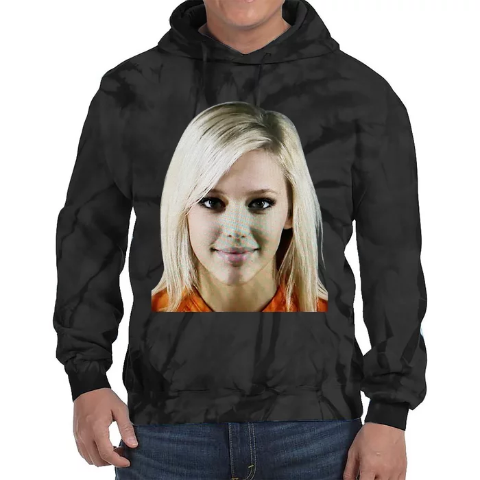 Alex Zedra Mugshot Tie Dye Hoodie