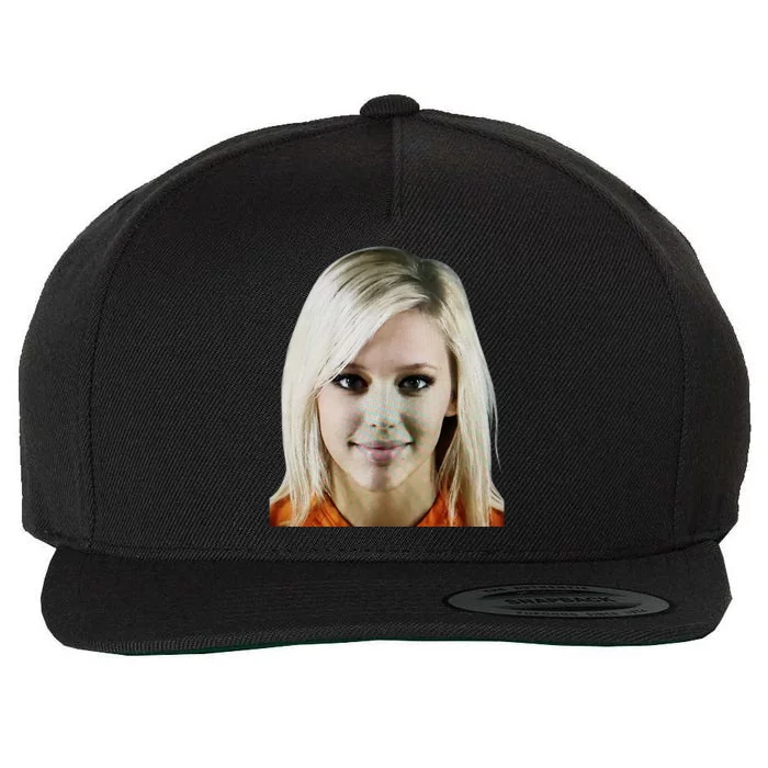 Alex Zedra Mugshot Wool Snapback Cap