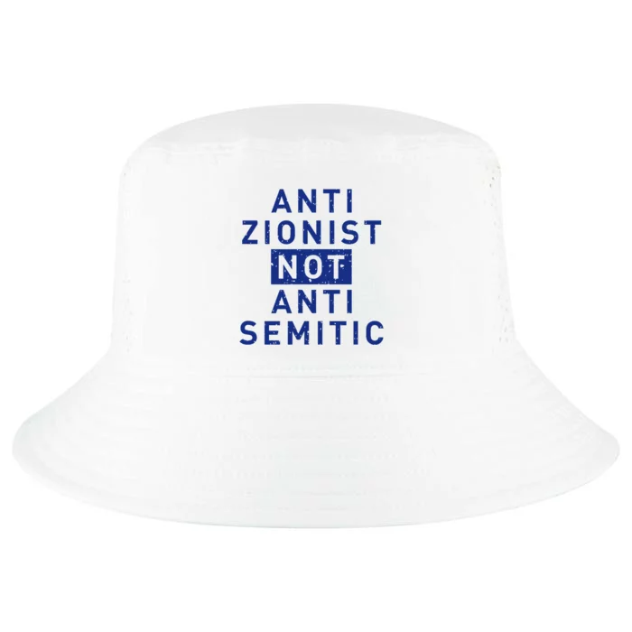 Anti Zionist Not Anti Semitic Cool Comfort Performance Bucket Hat