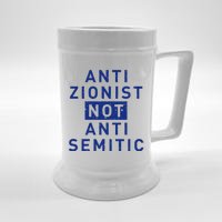 Anti Zionist Not Anti Semitic Beer Stein