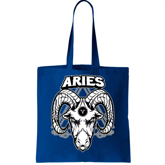 Aries Zodiac Sign Horoscope Symbols Astrology Gift Tote Bag