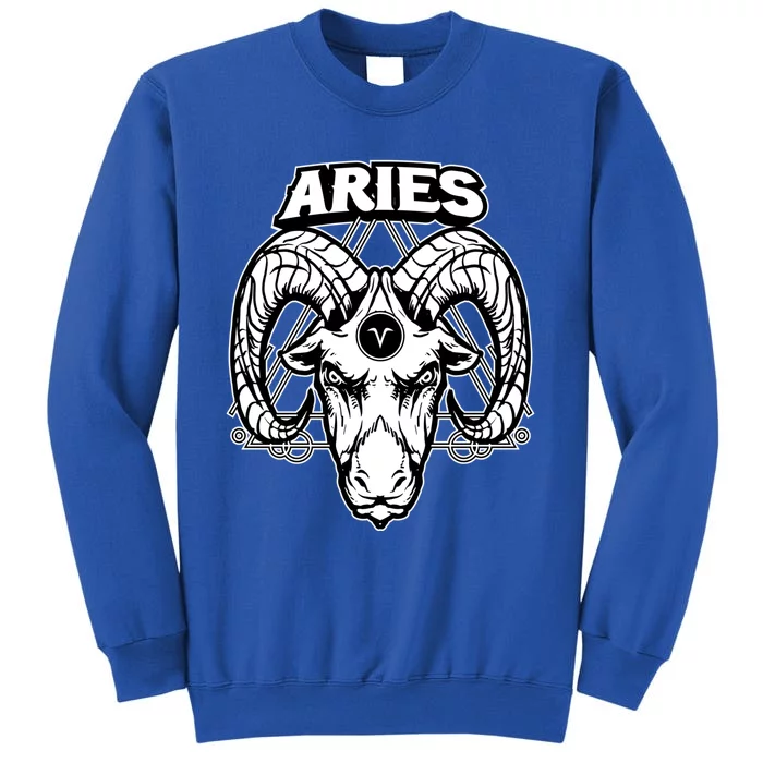 Aries Zodiac Sign Horoscope Symbols Astrology Gift Tall Sweatshirt