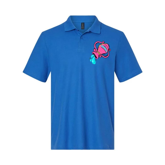 Aquarius Zodiac Sign January February Horoscope Gift Softstyle Adult Sport Polo