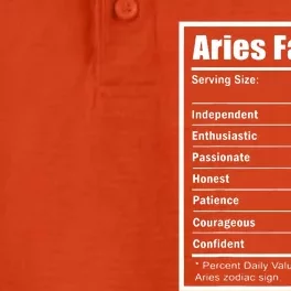 Aries Zodiac Sign Fun Facts Shirts Men Women Birthday Aries Dry Zone Grid Performance Polo