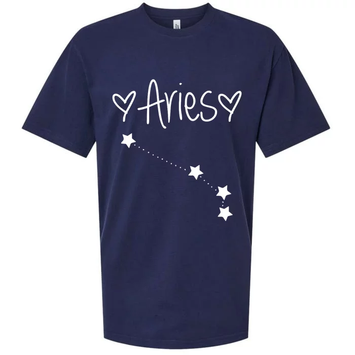 Aries Zodiac Sign Horoscope Astrology March April Birthday Sueded Cloud Jersey T-Shirt