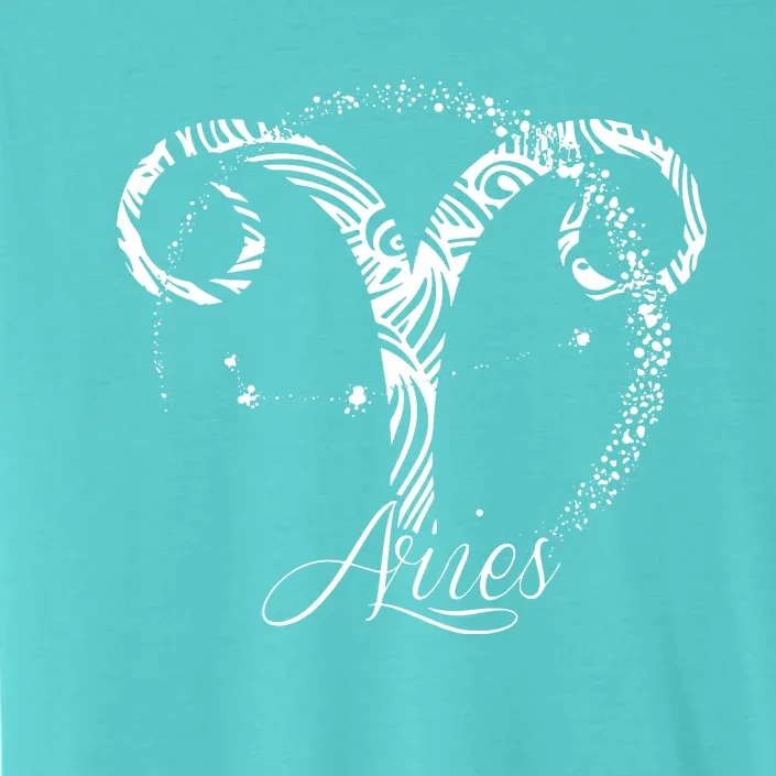 Aries Zodiac Sign March April Birthday Horoscope ChromaSoft Performance T-Shirt