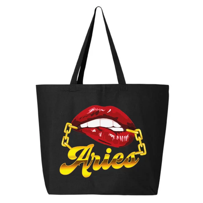 Aries Zodiac Sign Astrology Symbol Astrologer Horoscope 25L Jumbo Tote