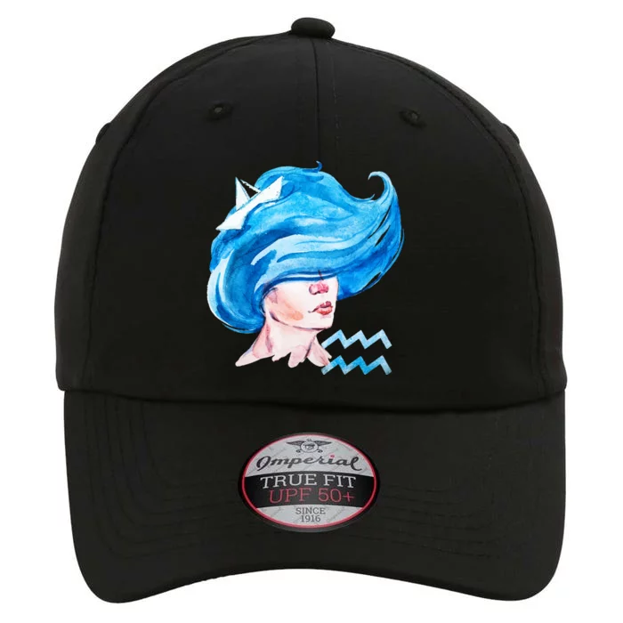 Aquarius Zodiac Sign Watercolor Illustration The Original Performance Cap