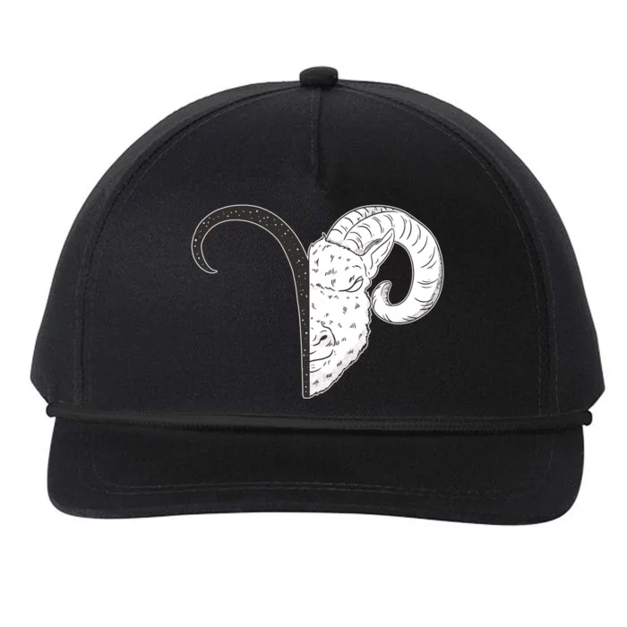 Aries Zodiac Symbol Birthday Gift Snapback Five-Panel Rope Hat