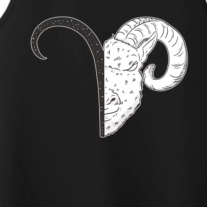 Aries Zodiac Symbol Birthday Gift Performance Tank