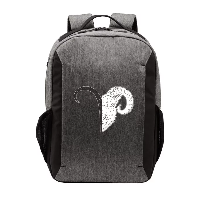 Aries Zodiac Symbol Birthday Gift Vector Backpack