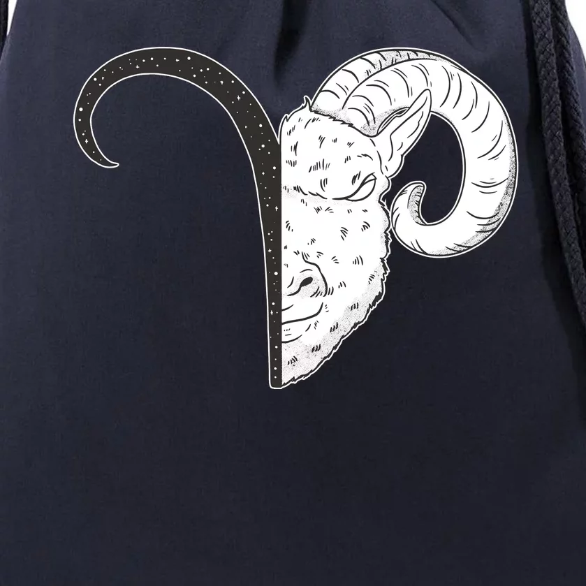 Aries Zodiac Symbol Birthday Gift Drawstring Bag