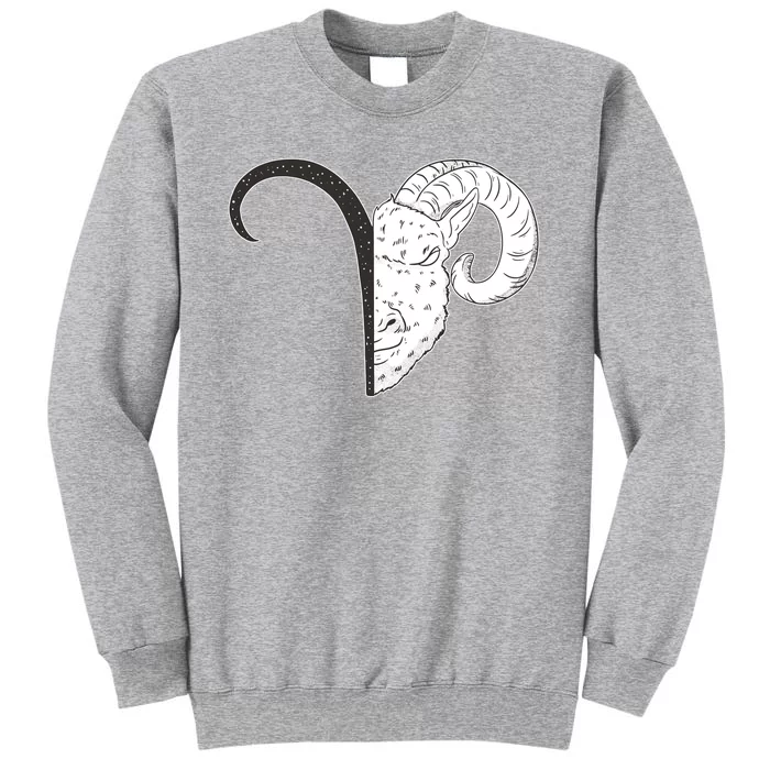 Aries Zodiac Symbol Birthday Gift Tall Sweatshirt