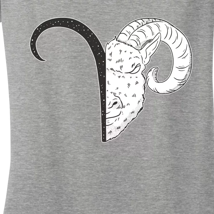 Aries Zodiac Symbol Birthday Gift Women's V-Neck T-Shirt