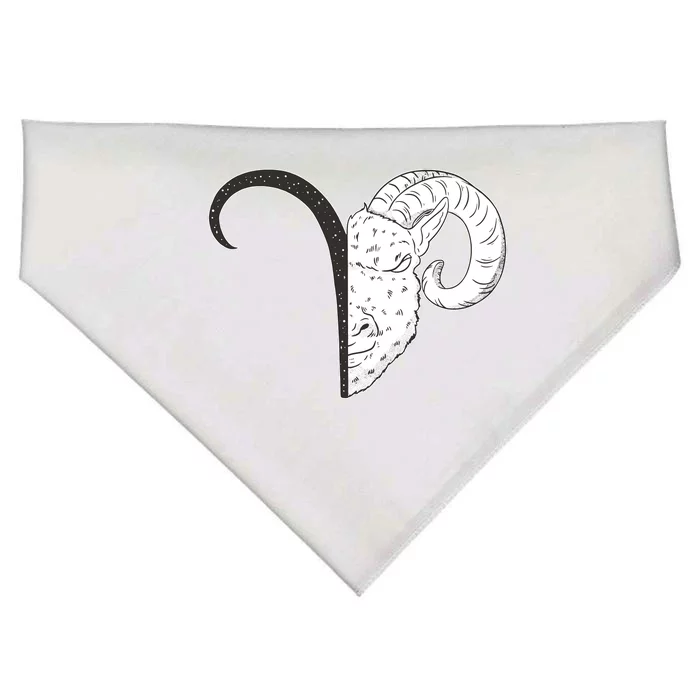 Aries Zodiac Symbol Birthday Gift USA-Made Doggie Bandana