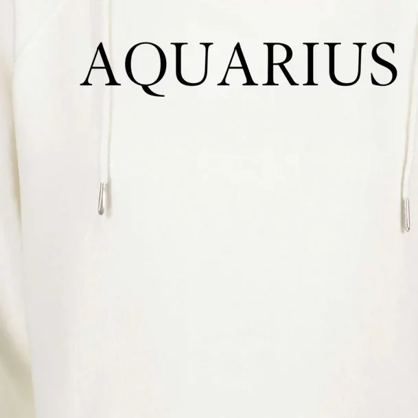 Aquarius Zodiac Sign Horoscope Fashion / Classic Gift Womens Funnel Neck Pullover Hood