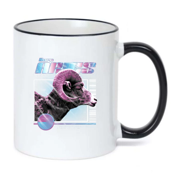 Aeries Zodiac Sign Black Color Changing Mug