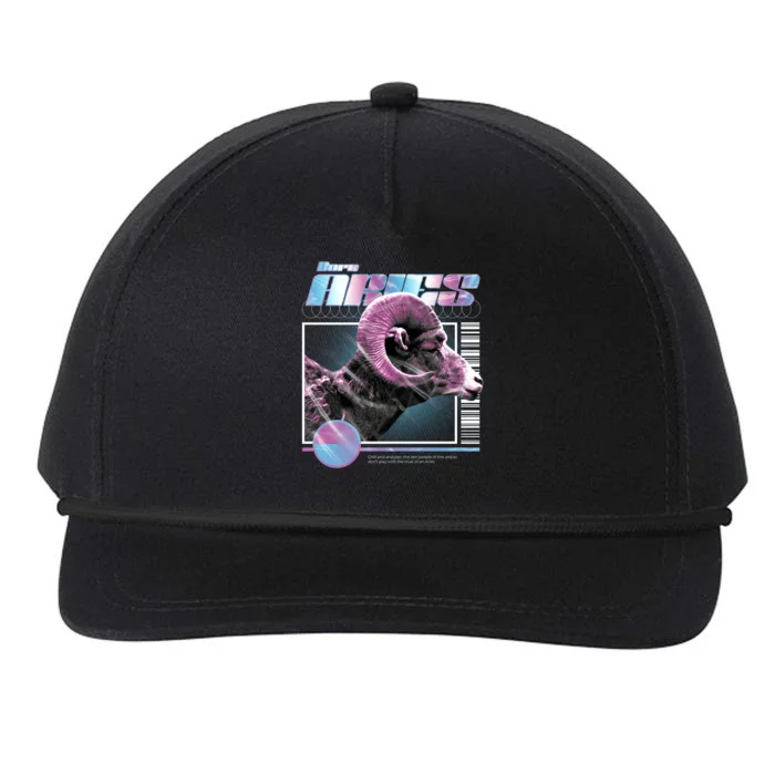 Aeries Zodiac Sign Snapback Five-Panel Rope Hat