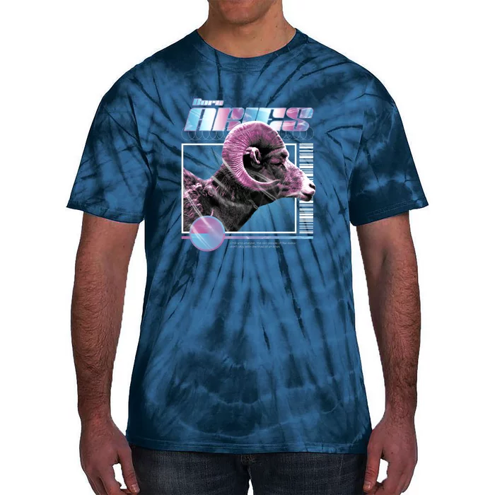 Aeries Zodiac Sign Tie-Dye T-Shirt