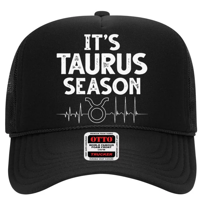 Astrology Zodiac sign April or May birthday Taurus season High Crown Mesh Trucker Hat