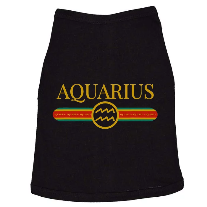 Aquarius Zodiac Sign Astrology Horoscope Fashion Doggie Tank