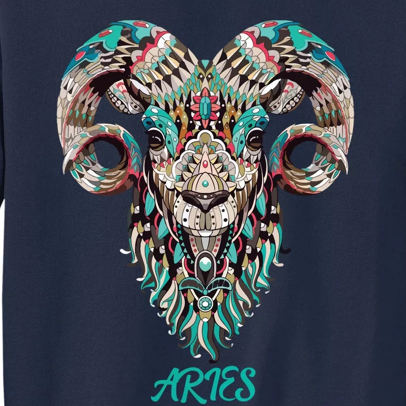 Aries Zodiac Sign Astrology March April Birthday Tall Sweatshirt