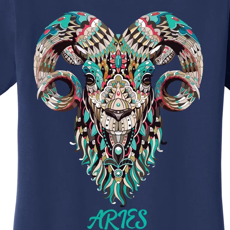 Aries Zodiac Sign Astrology March April Birthday Women's T-Shirt